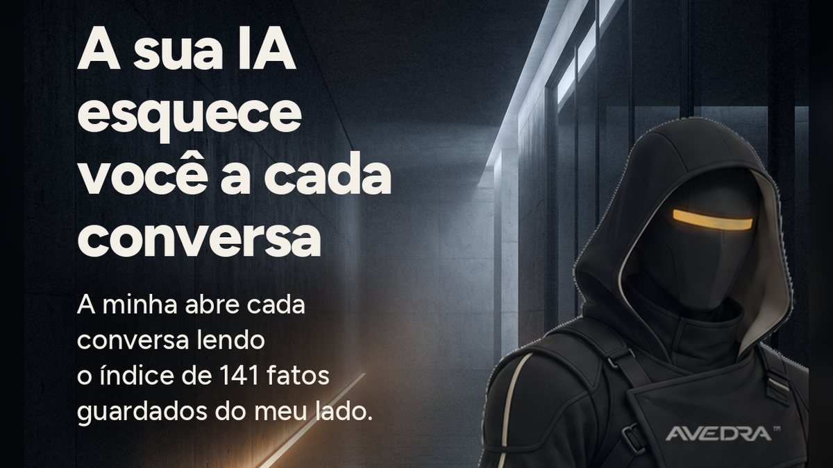 Capa do carrossel: a sua IA esquece você a cada conversa
